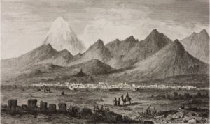 Vue de Téhéran, au XIXe siècle.
