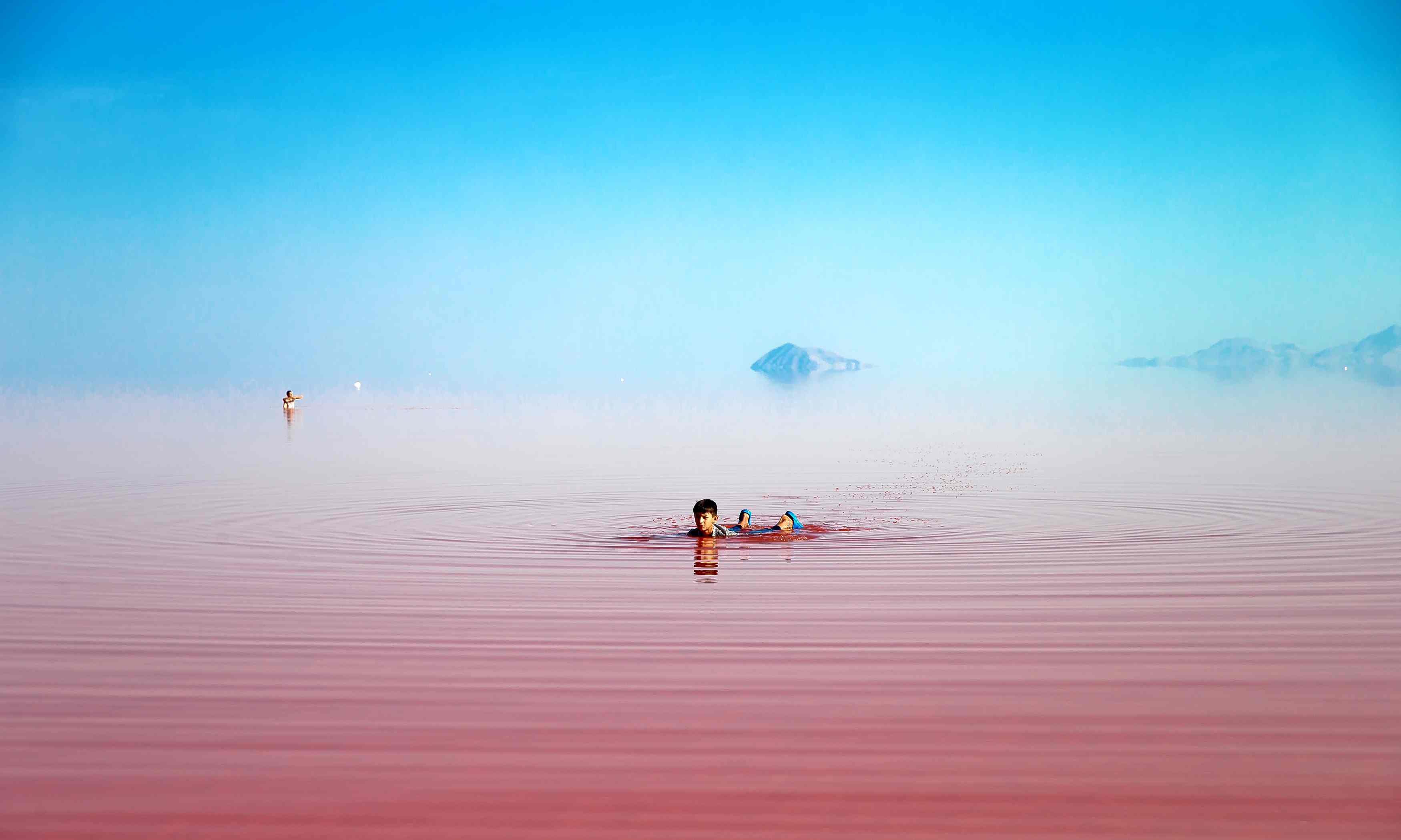 Le lac d'Ourmia