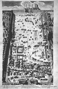 Le grand bazar d'Ispahan en 1703.