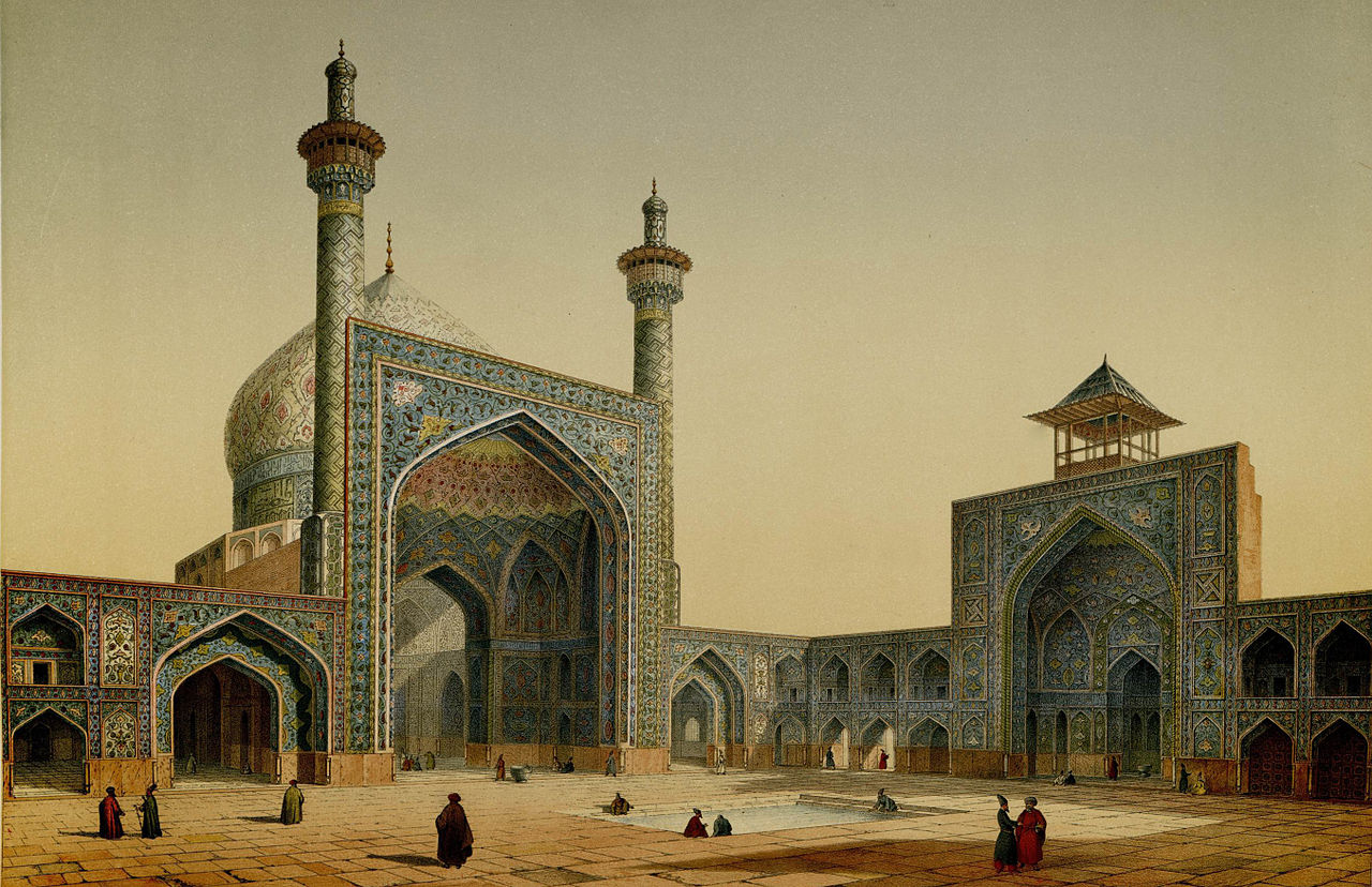 La mosquée du Shâh en 1840.