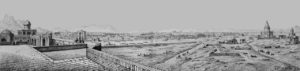 Panorama d'Ispahan en 1840.