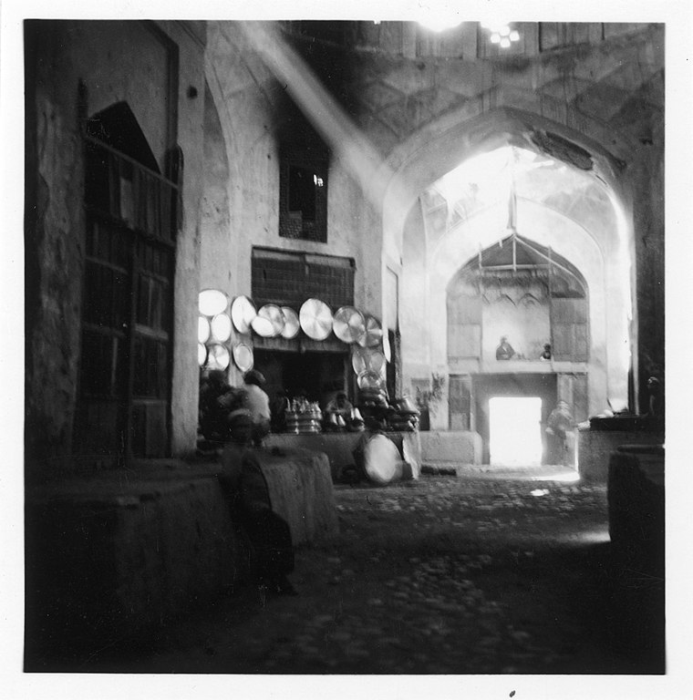 Bazar des orfèvres du cuivre, en 1935.