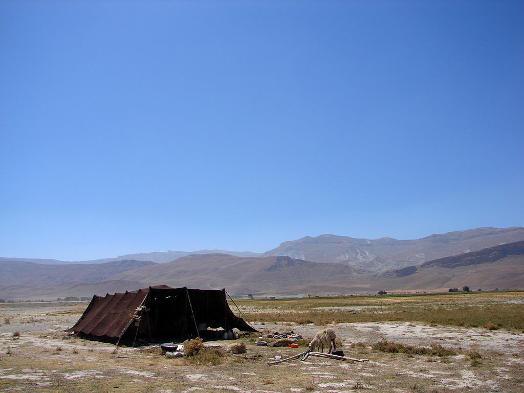 Campement nomade en Iran