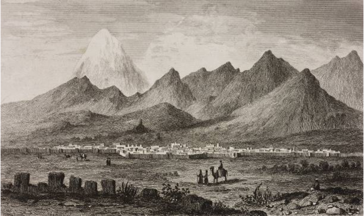 Vue de Téhéran, vers 1800.