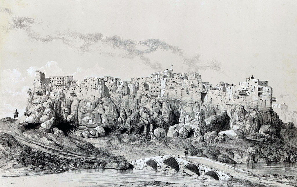 Yezd-i-Kast par Eugène Flandin, 1840 (« Voyage en Perse », avec Flandin, éd. Gide et Baudry, 1851).