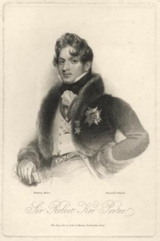 Portrait de Sir Robert Ker Porter (1822).