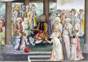 Shah Sultan Hussein durant Norouz.