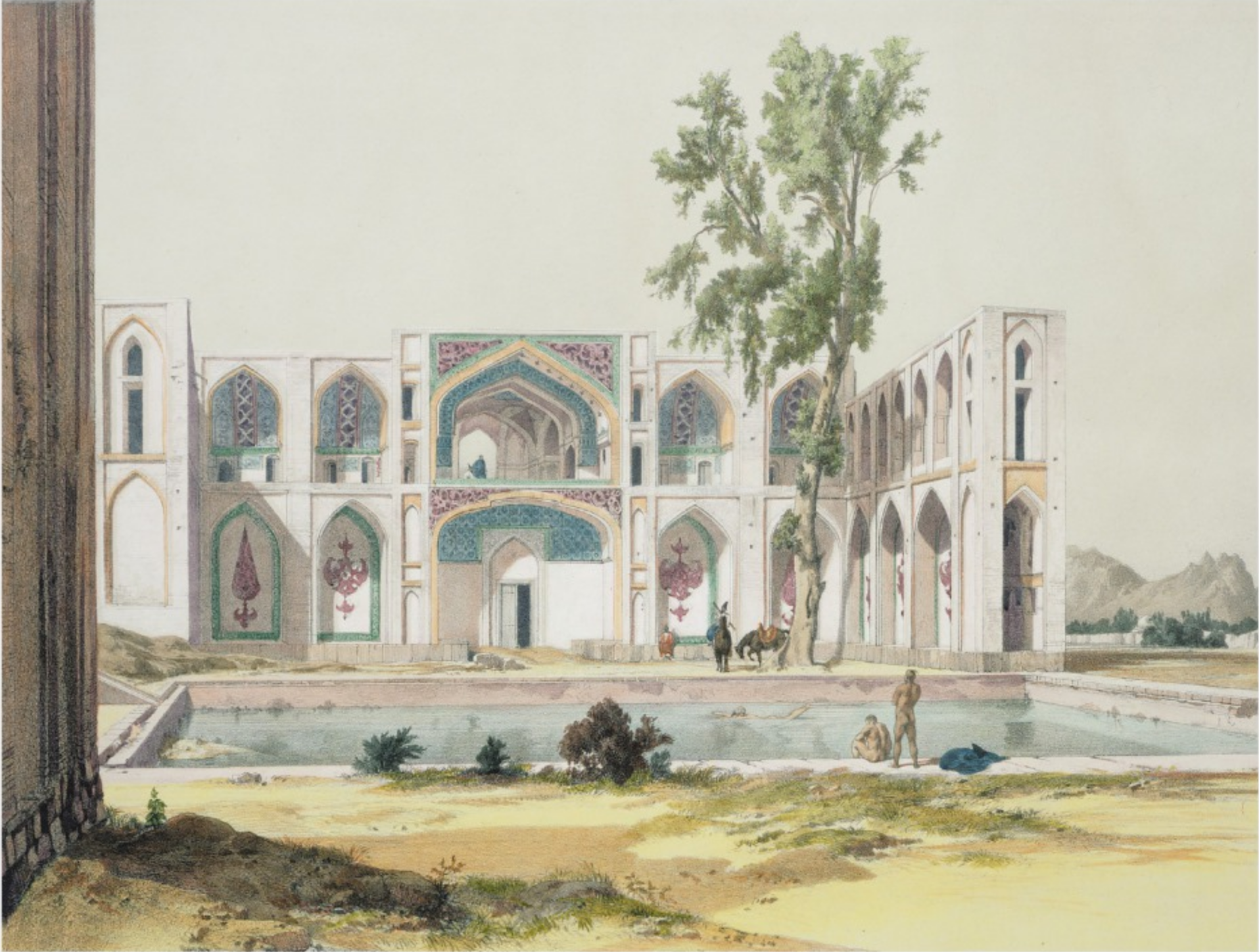 Le palais de Chahâr-bâgh.